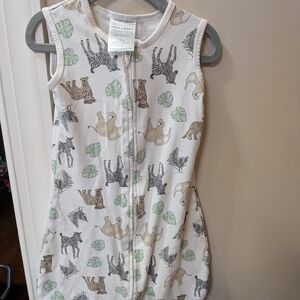 aden + anais Safari Animal Zipper Sleep Sack - Neutral Greens & Tan